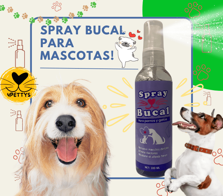 SPRAY BUCAL PARA MASCOTAS NATURAL100ml